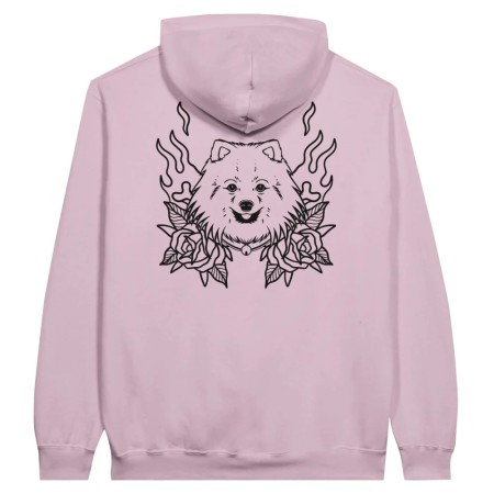 Hoodie 𝕭𝖆𝖉 𝕽𝖔𝖘𝖊𝖘 🥀 - Spitz - 𝙱𝚕𝚊𝚌𝚔 𝚊𝚗𝚍 𝚆𝚑𝚒𝚝𝚎 sur le site 