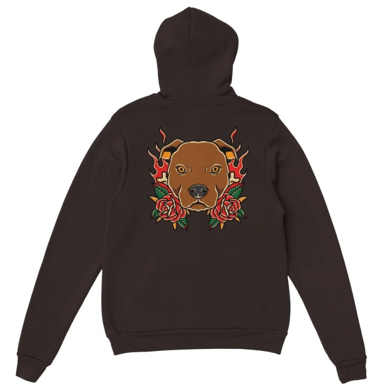 Hoodie 𝕭𝖆𝖉 𝕽𝖔𝖘𝖊𝖘 🥀 - Staffie de la marque