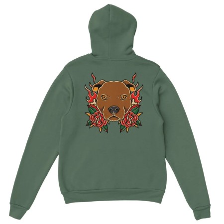 Hoodie 𝕭𝖆𝖉 𝕽𝖔𝖘𝖊𝖘 🥀 - Staffie de la marque