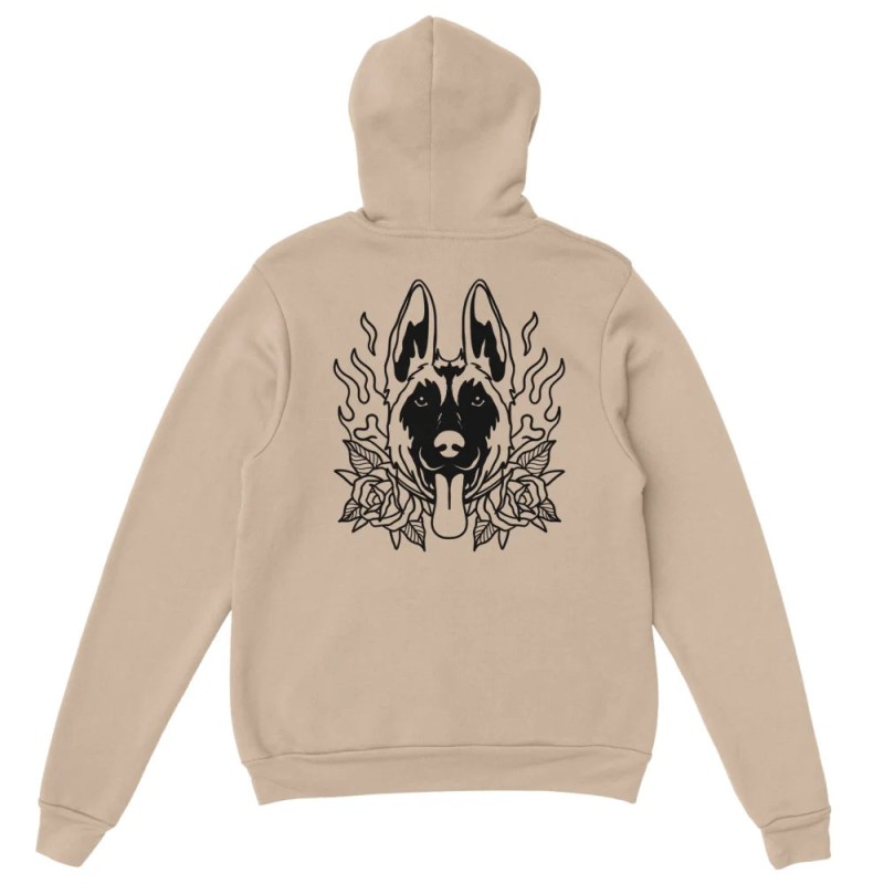 Hoodie 𝕭𝖆𝖉 𝕽𝖔𝖘𝖊𝖘 🥀 - Malinois français