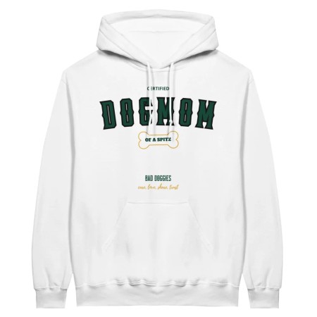 CERTIFIED DOGMOM CLUB 🎓 Hoodie - Spitz Venez acheter