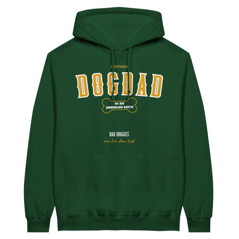 CERTIFIED DOGDAD CLUB Hoodie 🎓 - American Akita 2023